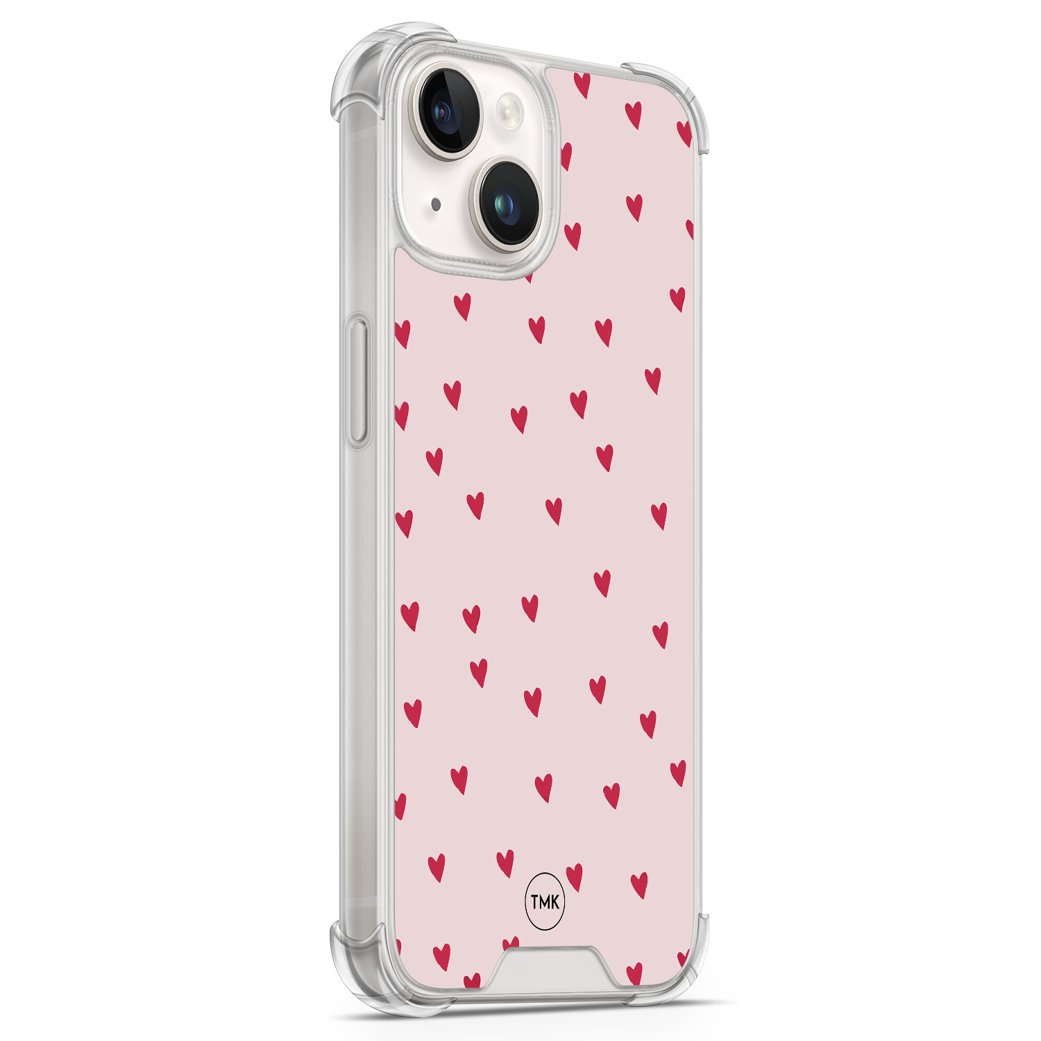 TMK iPhone 14 shockproof hoesje - Cute hearts