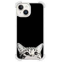 TMK iPhone 14 shockproof hoesje - Kat kiekeboe