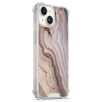 TMK iPhone 14 shockproof hoesje - Blush marble
