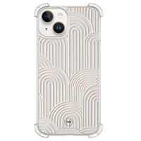 TMK iPhone 14 shockproof hoesje - Sand curves