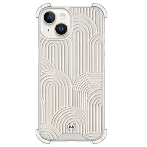 TMK iPhone 14 shockproof hoesje - Sand curves