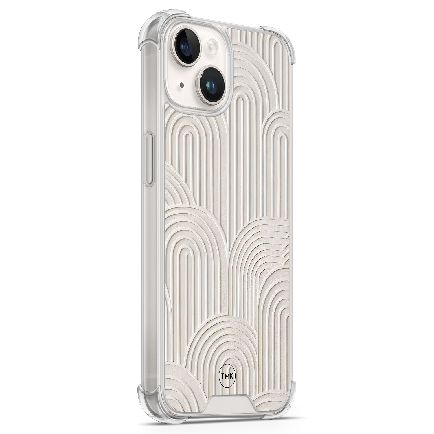 TMK iPhone 14 shockproof hoesje - Sand curves