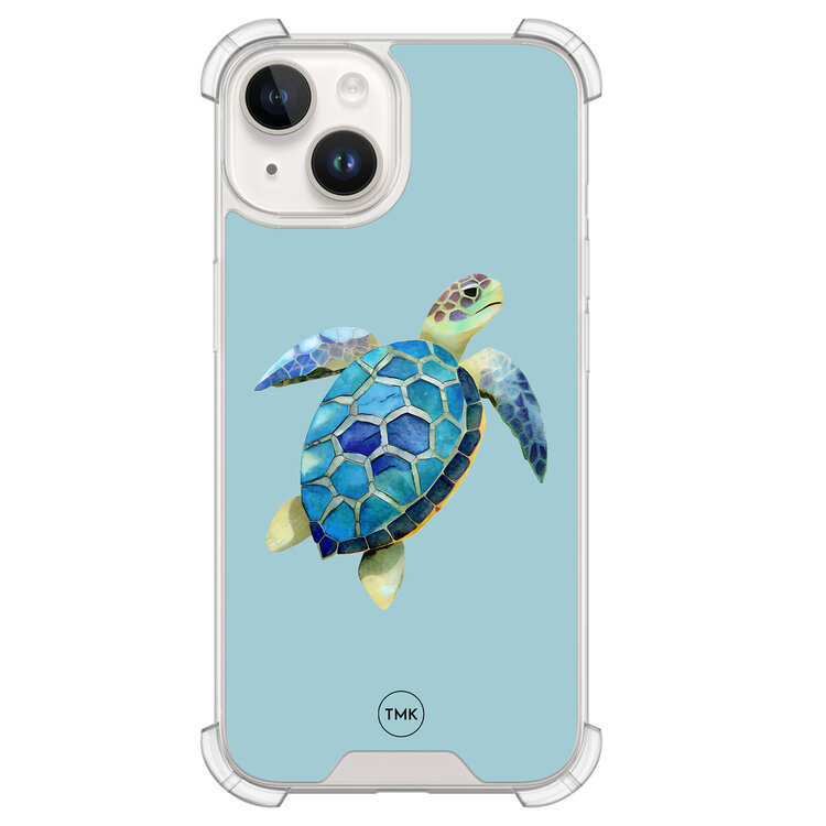 TMK iPhone 14 shockproof hoesje - Schildpad