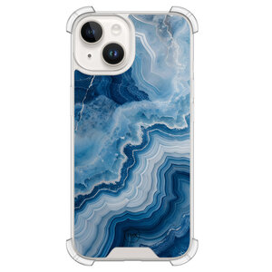 Casevibes iPhone 14 shockproof hoesje - Skystone marble
