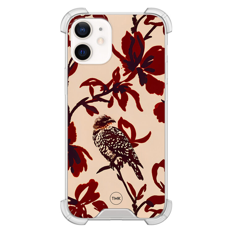 TMK iPhone 12 mini shockproof hoesje - Bloemenpracht