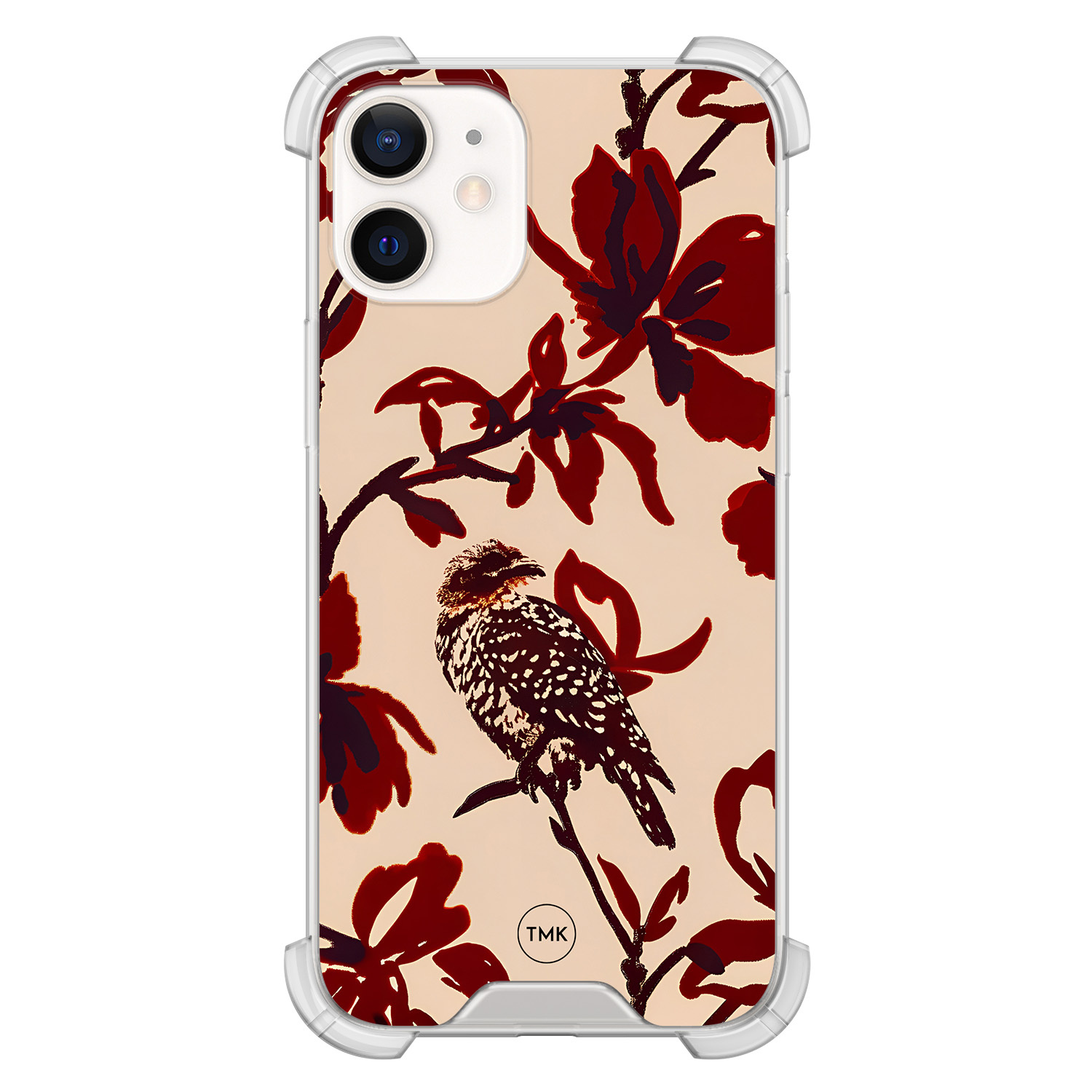 TMK iPhone 12 mini shockproof hoesje - Bloemenpracht