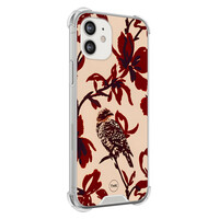 TMK iPhone 12 mini shockproof hoesje - Bloemenpracht