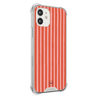 TMK iPhone 12 mini shockproof hoesje - Streepjes
