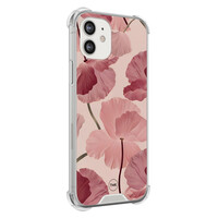 TMK iPhone 12 mini shockproof hoesje - Vintage blossom