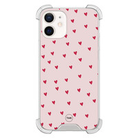 TMK iPhone 12 mini shockproof hoesje - Cute hearts