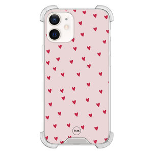 Casevibes iPhone 12 mini shockproof hoesje - Cute hearts