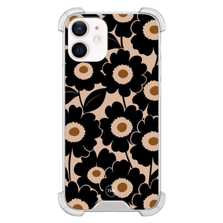 Casevibes iPhone 12 mini shockproof hoesje - Bloom luxe
