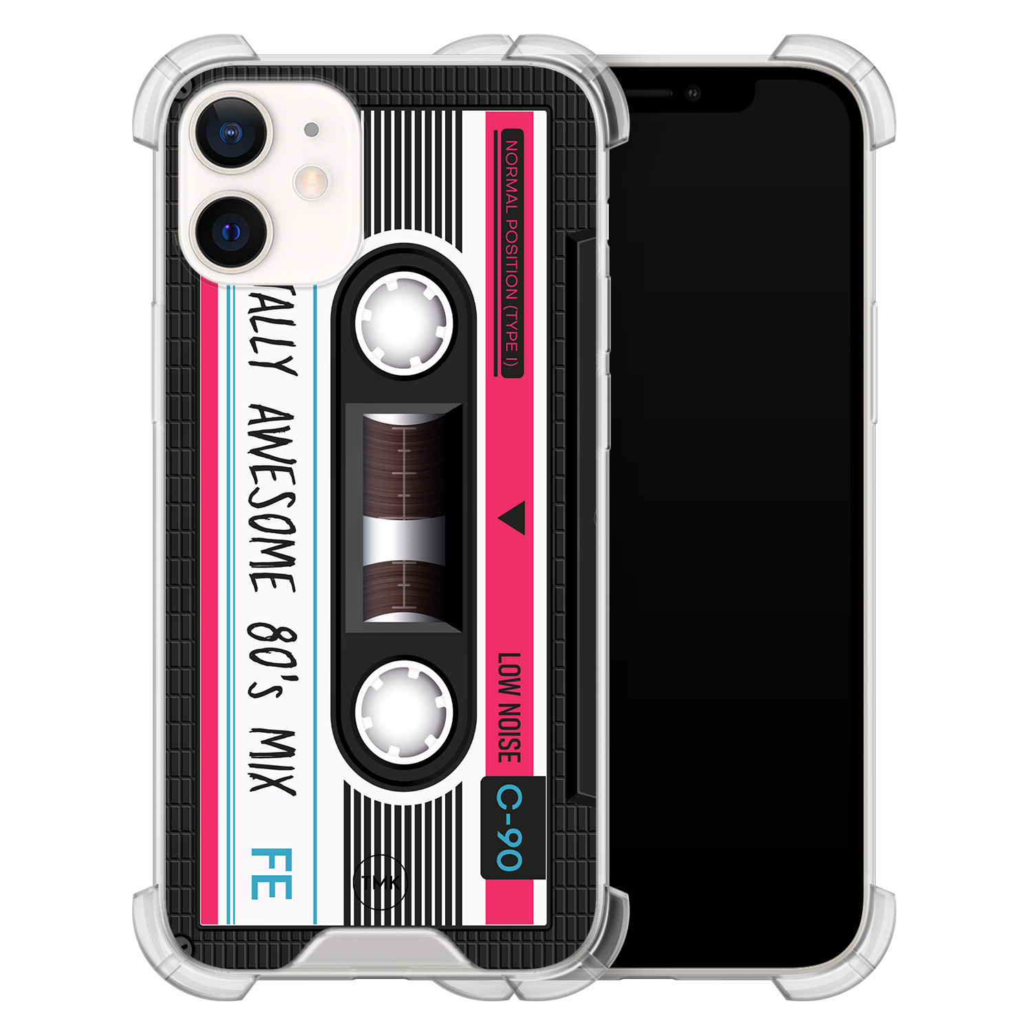 TMK iPhone 12 mini shockproof hoesje - Cassette