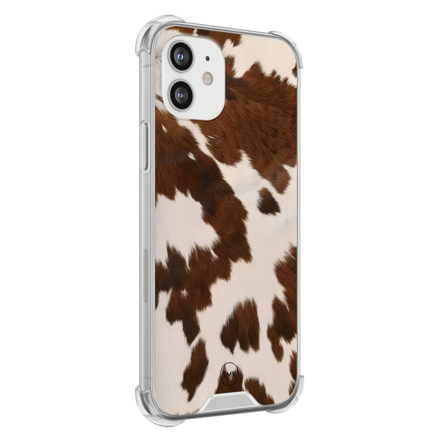 TMK iPhone 12 mini shockproof hoesje - Cow vibe