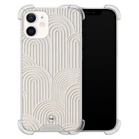 TMK iPhone 12 mini shockproof hoesje - Sand curves