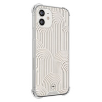 TMK iPhone 12 mini shockproof hoesje - Sand curves