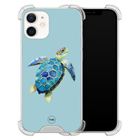TMK iPhone 12 mini shockproof hoesje - Schildpad