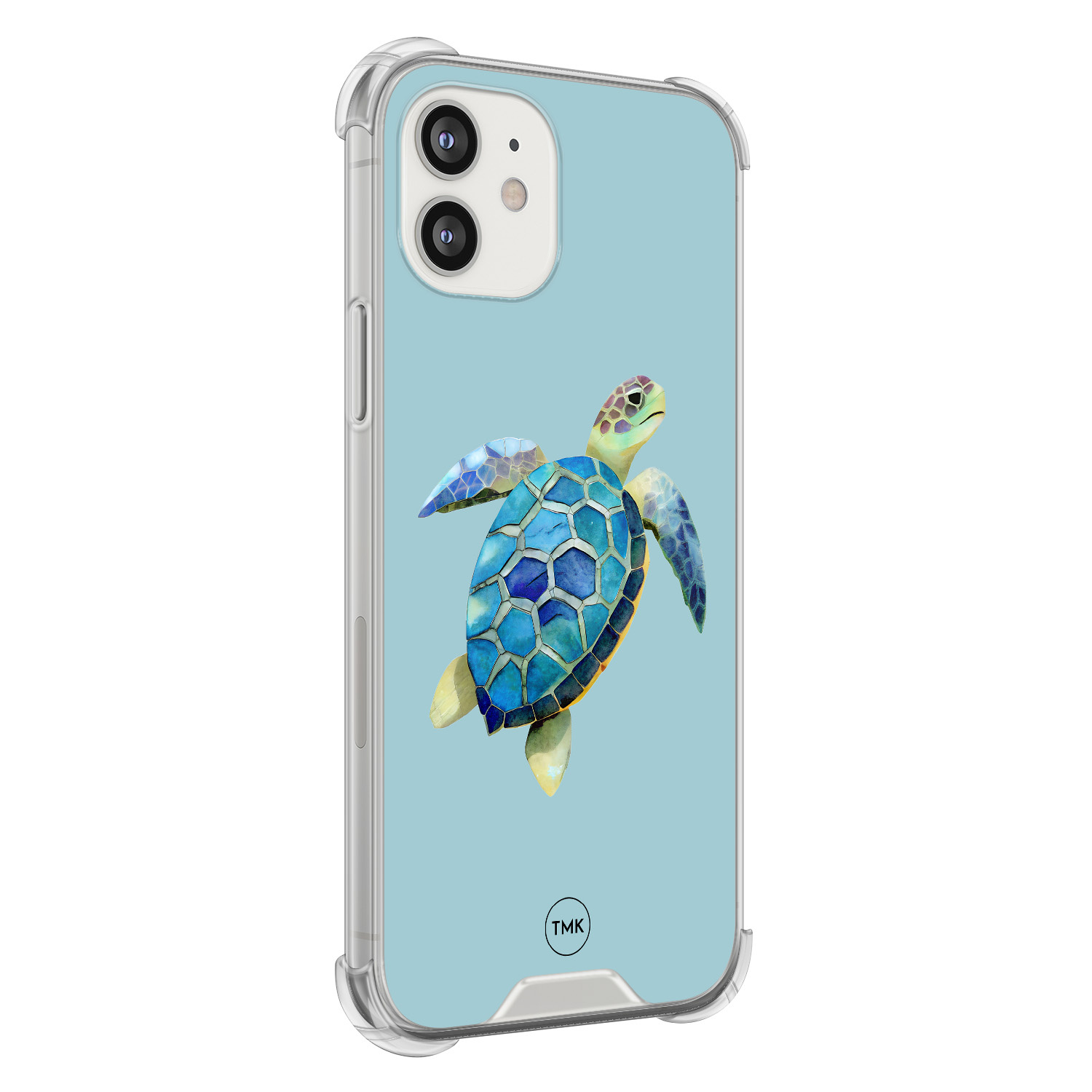 TMK iPhone 12 mini shockproof hoesje - Schildpad