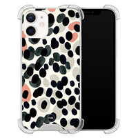 TMK iPhone 12 mini shockproof hoesje - Modern dots