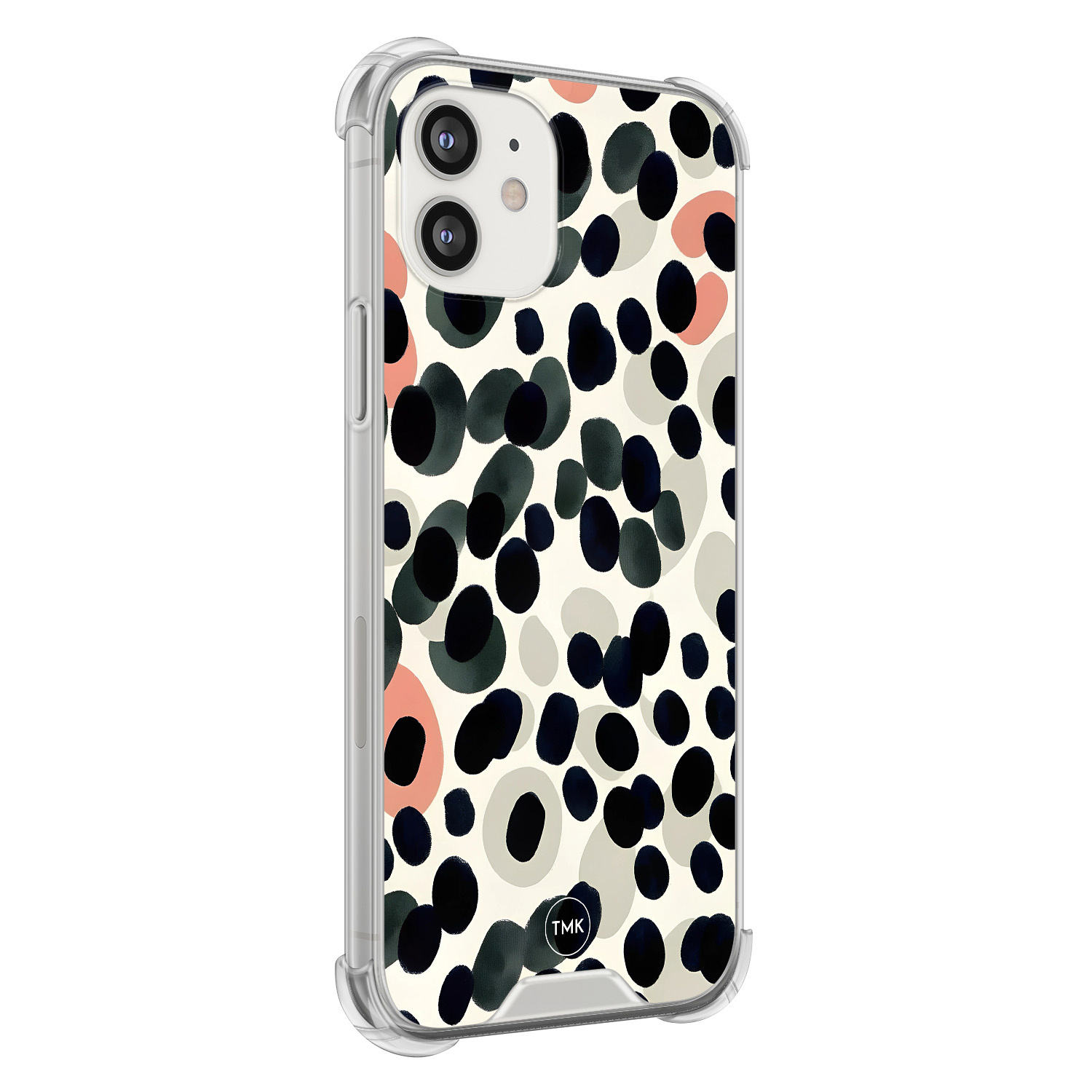 TMK iPhone 12 mini shockproof hoesje - Modern dots