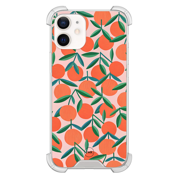 TMK iPhone 12 mini shockproof hoesje - Sweet oranges