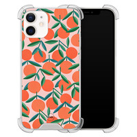 TMK iPhone 12 mini shockproof hoesje - Sweet oranges