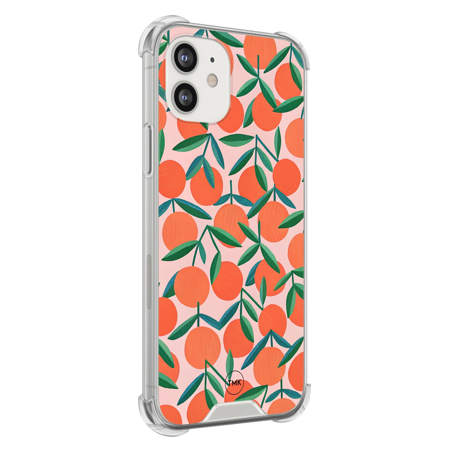 TMK iPhone 12 mini shockproof hoesje - Sweet oranges