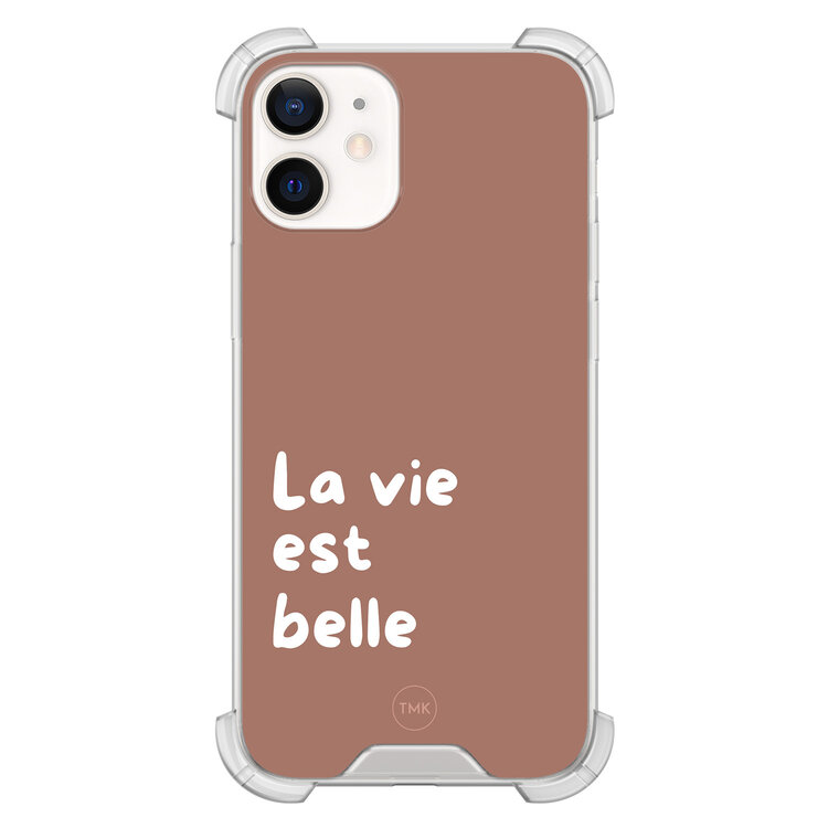 Casevibes iPhone 12 mini shockproof hoesje - La vie est belle