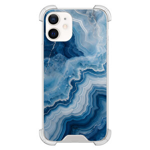Casevibes iPhone 12 mini shockproof hoesje - Skystone marble