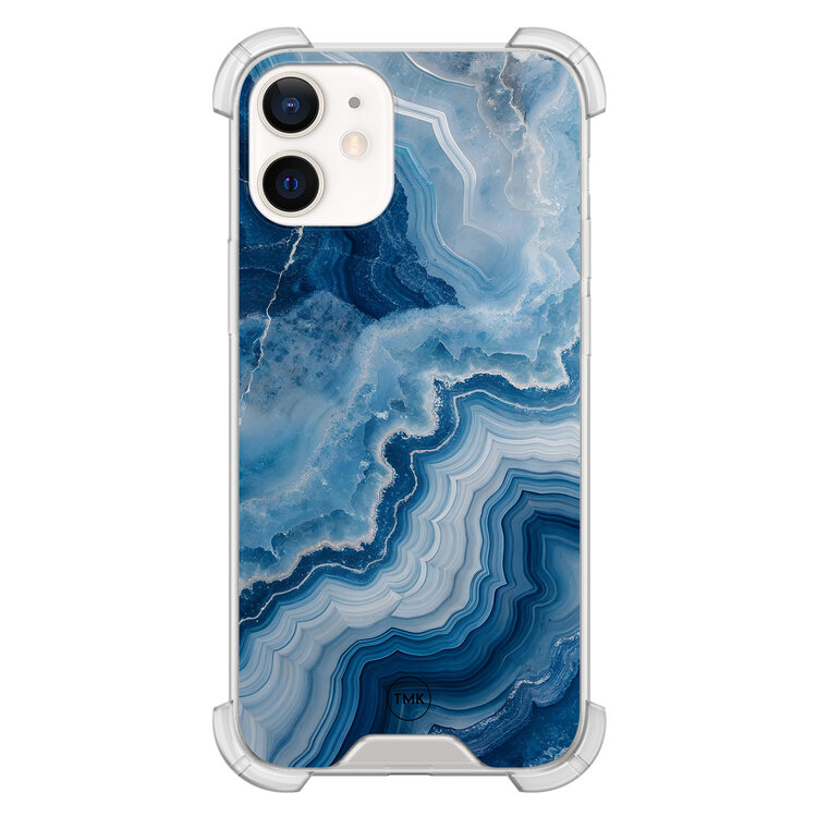 Casevibes iPhone 12 mini shockproof hoesje - Skystone marble