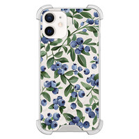 TMK iPhone 12 mini shockproof hoesje - Blueberries