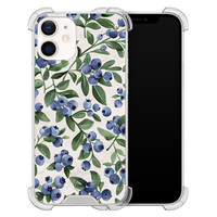 TMK iPhone 12 mini shockproof hoesje - Blueberries
