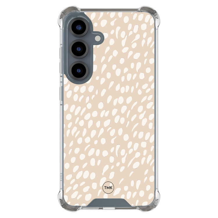 Casevibes Samsung Galaxy S25 shockproof hoesje - Sand dots