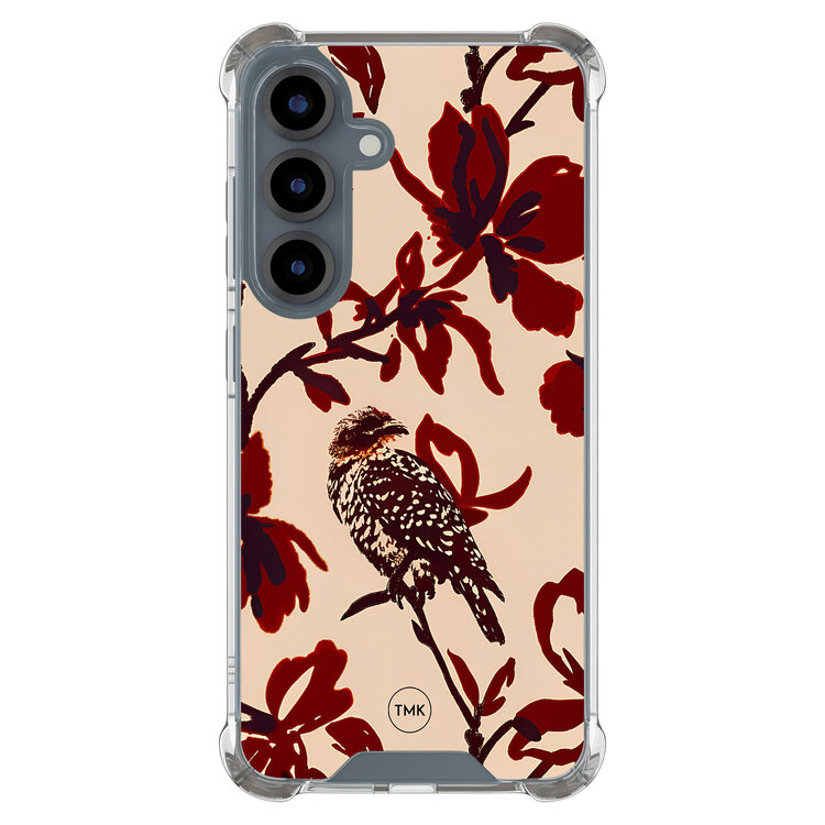 TMK Samsung Galaxy S25 shockproof hoesje - Bloemenpracht