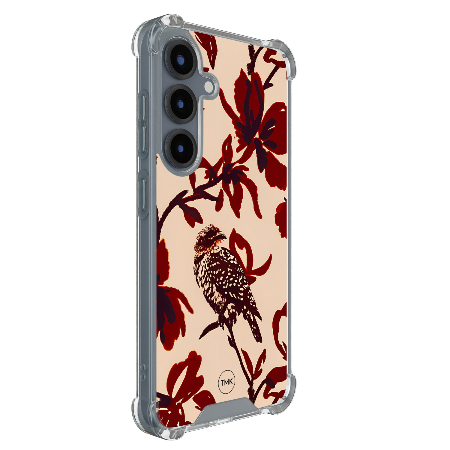 TMK Samsung Galaxy S25 shockproof hoesje - Bloemenpracht