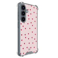 TMK Samsung Galaxy S25 shockproof hoesje - Cute hearts