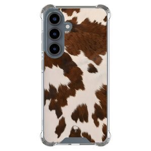 Casevibes Samsung Galaxy S25 shockproof hoesje - Cow vibe