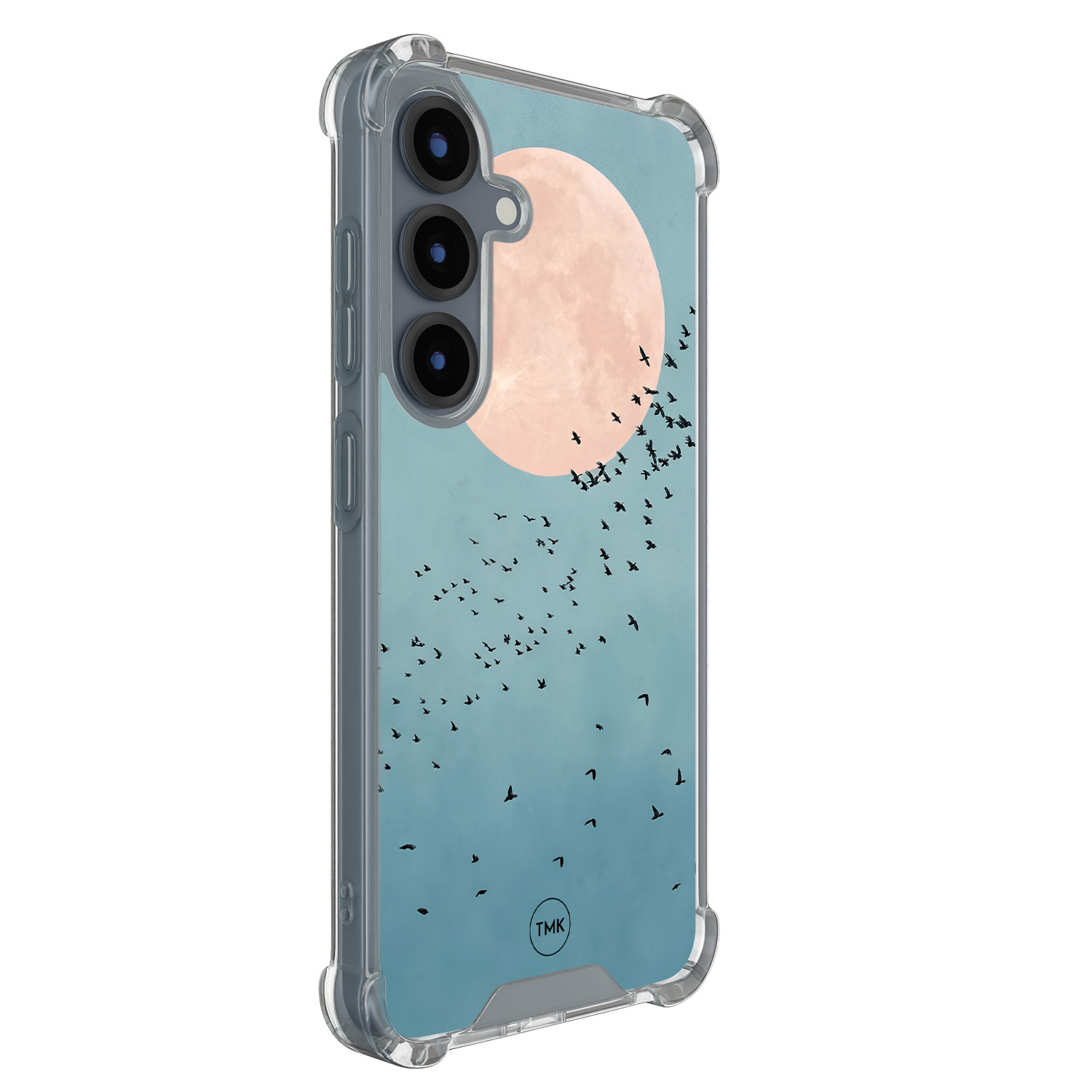 TMK Samsung Galaxy S25 shockproof hoesje - Moon birds