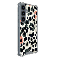 TMK Samsung Galaxy S25 shockproof hoesje - Modern dots