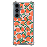 TMK Samsung Galaxy S25 shockproof hoesje - Sweet oranges