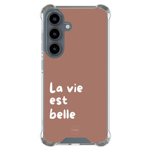 Casevibes Samsung Galaxy S25 shockproof hoesje - La vie est belle