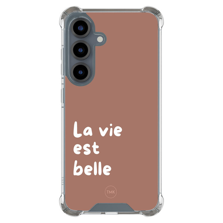 TMK Samsung Galaxy S25 shockproof hoesje - La vie est belle