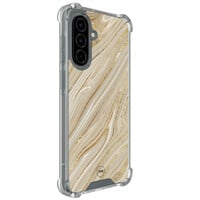 TMK Samsung Galaxy A57 shockproof hoesje - Golden marble