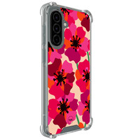 TMK Samsung Galaxy A57 shockproof hoesje - Pink floral bliss