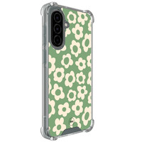 TMK Samsung Galaxy A57 shockproof hoesje - Retro cute flowers