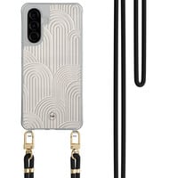 TMK Samsung Galaxy A57 hoesje met zwart koord - Sand curves