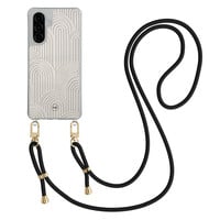 TMK Samsung Galaxy A57 hoesje met zwart koord - Sand curves
