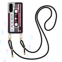 TMK Samsung Galaxy A57 hoesje met zwart koord - Cassette