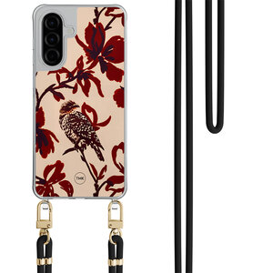 TMK Samsung Galaxy A57 hoesje met zwart koord - Bloemenpracht