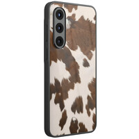 TMK Samsung Galaxy A57 glazen hardcase - Cow vibe